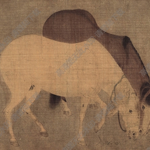 宋 陳居中《進(jìn)馬圖》國(guó)畫(huà)高清大圖下載