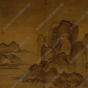 藍(lán)瑛超高清《秋山行旅圖》國畫百度云網(wǎng)盤下載