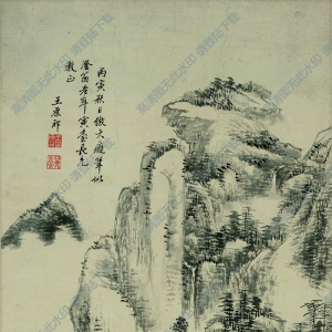 王原祁超高清《山水立軸》百度云網(wǎng)盤(pán)下載