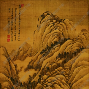 王翚超高清《仿巨然夏山水筆法》百度云網(wǎng)盤(pán)下載