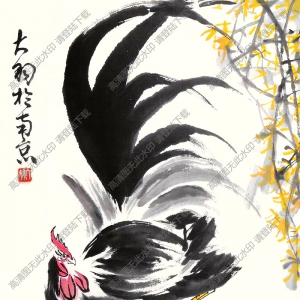 陳大羽國(guó)畫 大吉圖 高清大圖下載