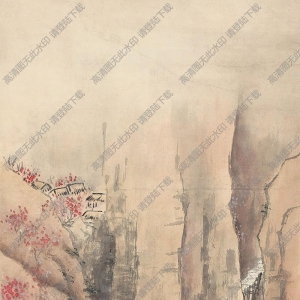 高劍父國(guó)畫作品 陽(yáng)朔江行 高清下載