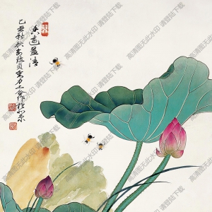 俞致貞國(guó)畫作品 香遠(yuǎn)益清 高清下載