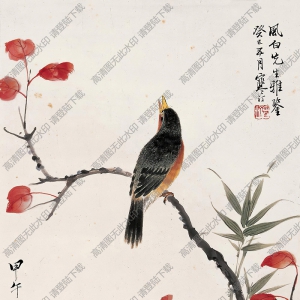 江寒汀作品 花鳥(niǎo)畫(huà)11 高清大圖下載