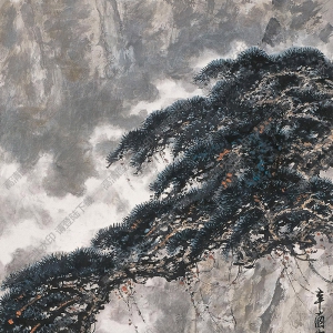 關(guān)山月國(guó)畫作品 望山圖 高清下載