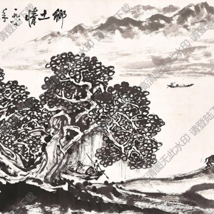 關(guān)山月國(guó)畫作品 鄉(xiāng)土情 高清下載