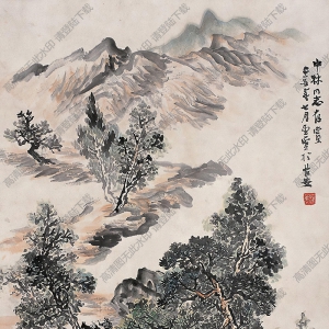 趙望云作品 山水 高清大圖下載