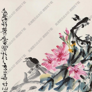 許麟廬國(guó)畫(huà) 花鳥(niǎo) 高清大圖下載