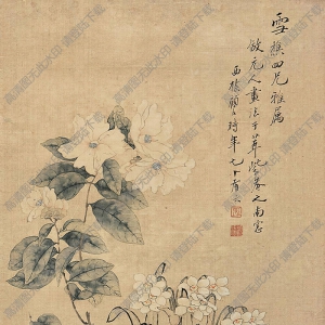 顧洛國(guó)畫作品 仙靈圖 高清下載