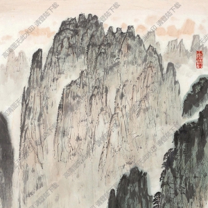 黃養(yǎng)輝國畫 黃山風(fēng)景 高清大圖下載