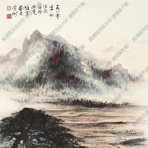 黎雄才國畫作品 蒼山圖 高清下載