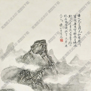 黃賓虹國(guó)畫(huà) 山水 高清大圖下載