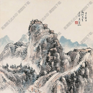 黃賓虹國(guó)畫(huà) 山水4 高清大圖下載