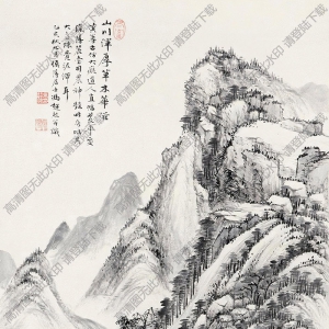 馮超然國(guó)畫(huà) 山水2 高清大圖下載