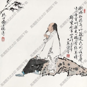 范曾國(guó)畫作品 一枝一葉總關(guān)情 高清下載