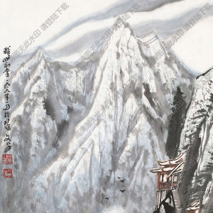 王文芳作品 隴山初雪 高清大圖下載