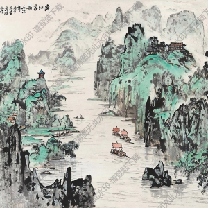 宗其香國(guó)畫(huà) 漓江春雨 (2) 高清大圖下載