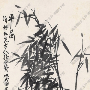 蒲華國(guó)畫(huà) 平安圖 高清大圖下載