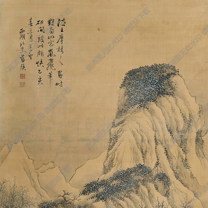 藍(lán)瑛國(guó)畫(huà) 云山歸野 高清大圖下載