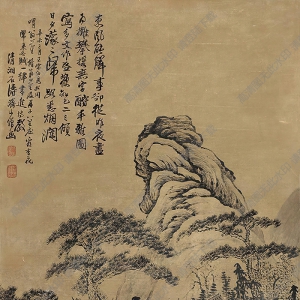 石濤作品 山水 (3) 高清大圖下載