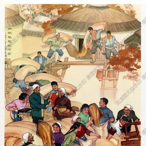 黃恩濤農(nóng)民畫展 社社隊(duì)隊(duì)糧滿倉(cāng) 高清大圖下載