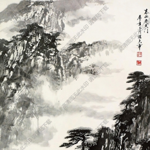 陳大章國(guó)畫(huà) 泰山 高清大圖下載