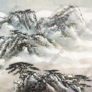 陳大章國(guó)畫(huà) 泰山瑞雪 高清大圖下載