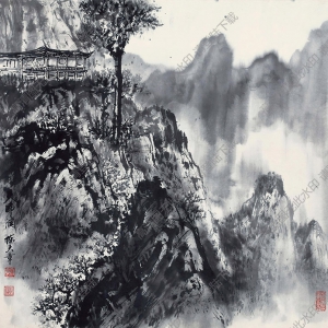 陳大章國(guó)畫(huà) 天師洞 高清大圖下載