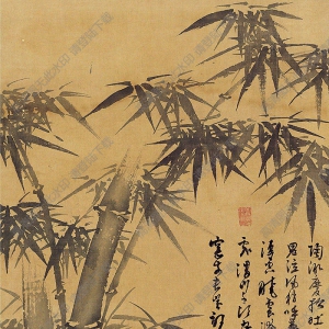 吳鎮(zhèn)國(guó)畫 墨竹圖 (5) 高清大圖下載