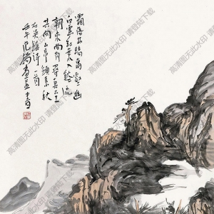 吳鎮(zhèn)作品 詩(shī)意 高清大圖下載