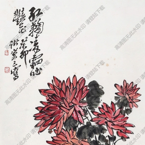 諸樂三國畫 紅菊 高清大圖下載