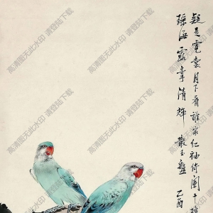 顏伯龍作品 花鳥 (2) 高清大圖下載