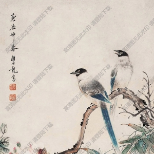 顏伯龍作品 花鳥 (4) 高清大圖下載