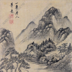 王時敏作品 山水 (3) 高清大圖下載