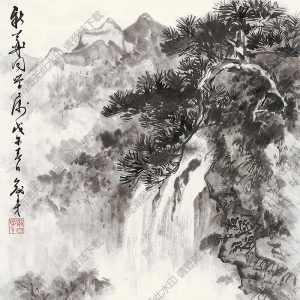 俞子才國(guó)畫(huà) 山水 (13) 高清大圖下載