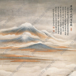 俞子才作品 臨吳湖帆峒關(guān)蒲雪圖 高清大圖下載