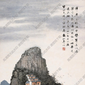 袁松年作品 小姑山即景 高清大圖下載