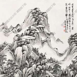 吳徵國(guó)畫(huà) 山水 (3) 高清大圖下載