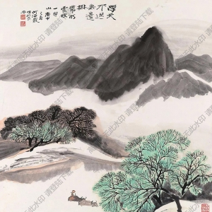 何瀛國(guó)畫 山水 (14) 高清大圖下載