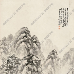 樊浩霖作品 秋山遠(yuǎn)岫 高清大圖下載