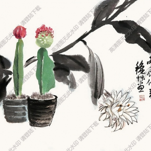 陳秋草國(guó)畫(huà) 花卉 (18) 高清大圖下載