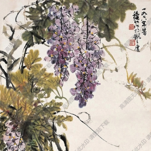 陳秋草國(guó)畫(huà) 花卉金魚(yú) 高清大圖下載