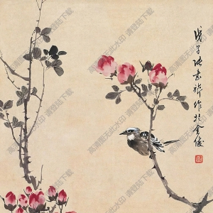 張書旗國(guó)畫 花鳥 (6) 高清大圖下載