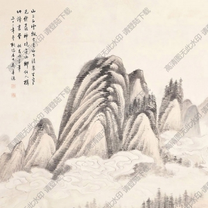 吳華源國(guó)畫(huà) 山水 (1) 高清大圖下載